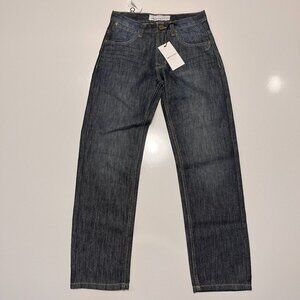 NWT Paper Denim‎ Cloth Slim Straight Jeans Size 8 Boys Dark Blue Wash
